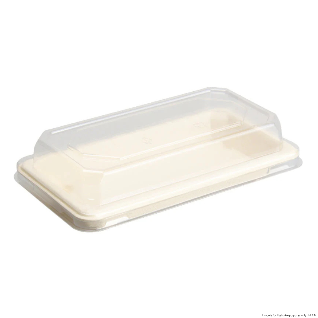 PakMax PET Lid for Sushi Tray ST-04 - ST-04-LID