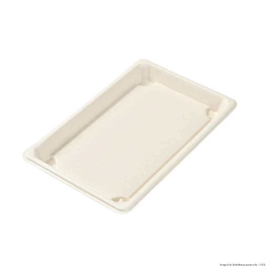 PakMax 8.5"x5.4"x0.8" Sugarcane Sushi tray - ST-15