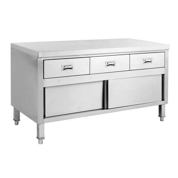 Modular Systems SKTD Bench Cabinet with Drawers & Doors - 1200-1500mm Width