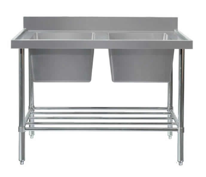 Mixrite Double Center Sink Bench - W1200 X D700 X H900