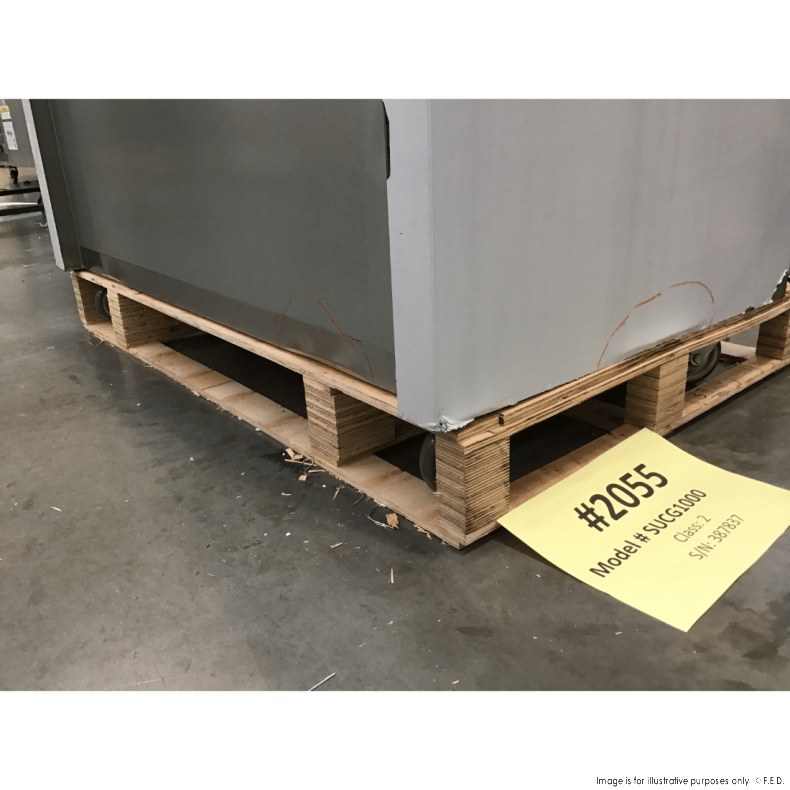 2NDs: Thermaster Double Door Upright Display Fridge - SUCG1000-NSW2055