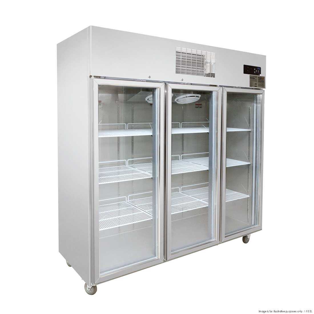 Thermaster Three Door Upright Display Fridge SUCG1500