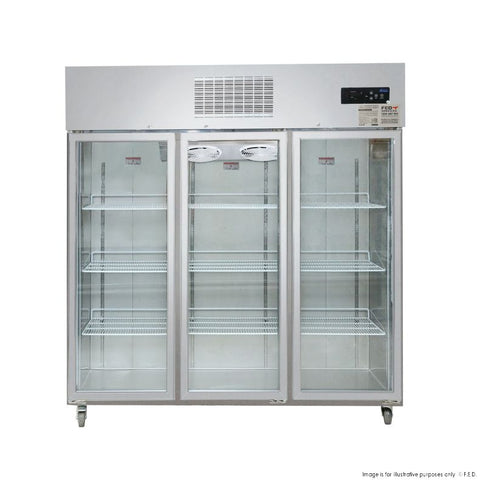 2NDs: Three Door Upright Display Fridge SUCG1500-SA10-1