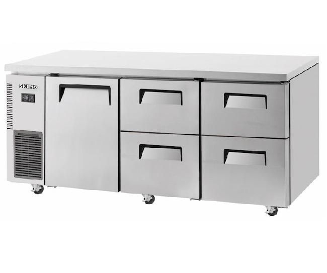 Skipio 538 Four Drawer Underbench Freezer - 1800mm Wide SUF18-2D-4