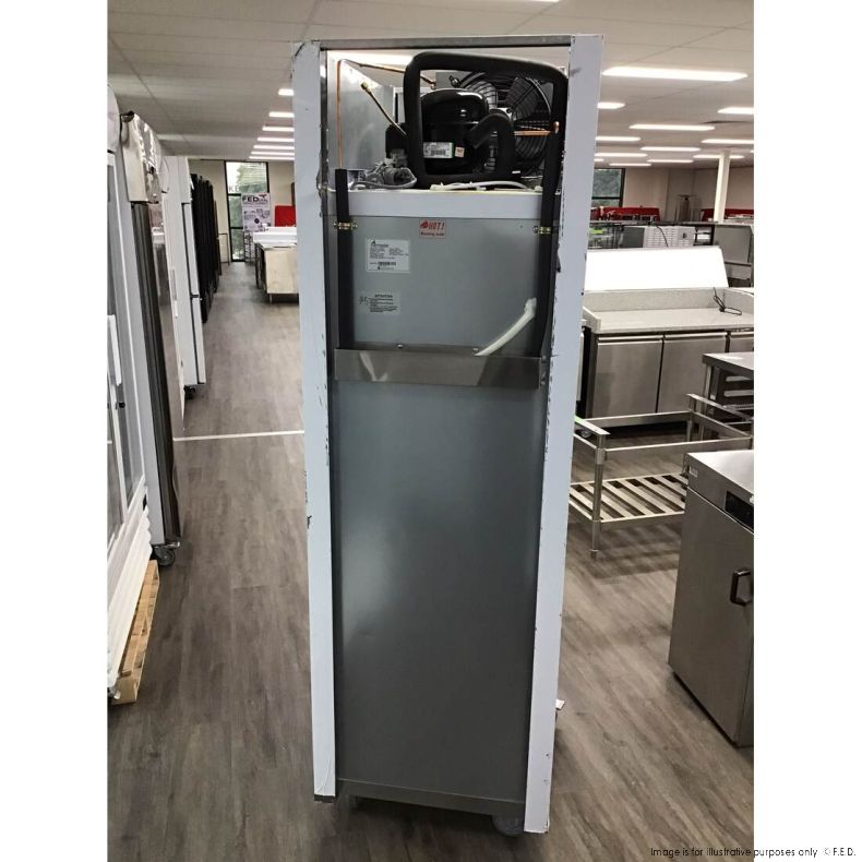 2NDs: TROPICAL Thermaster 2 x Half  door SS Freezer - SUF500-VIC527