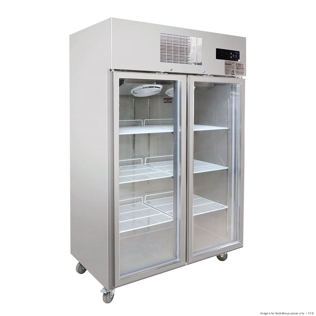 Thermaster Double Door Display Freezer SUFG1000