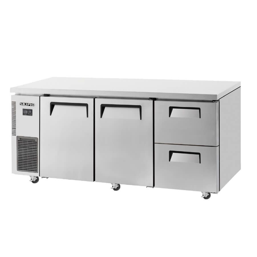 Skipio 538 Two Drawer Underbench Fridge - 1800mm Wide SUR18-2D-2