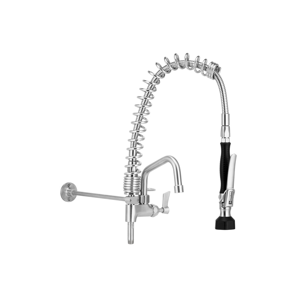 3Monkeez Compact Stainless Steel Pre Rinse Sub Assembly With Pot Filler 6 Inch - T-3M2928-06-C