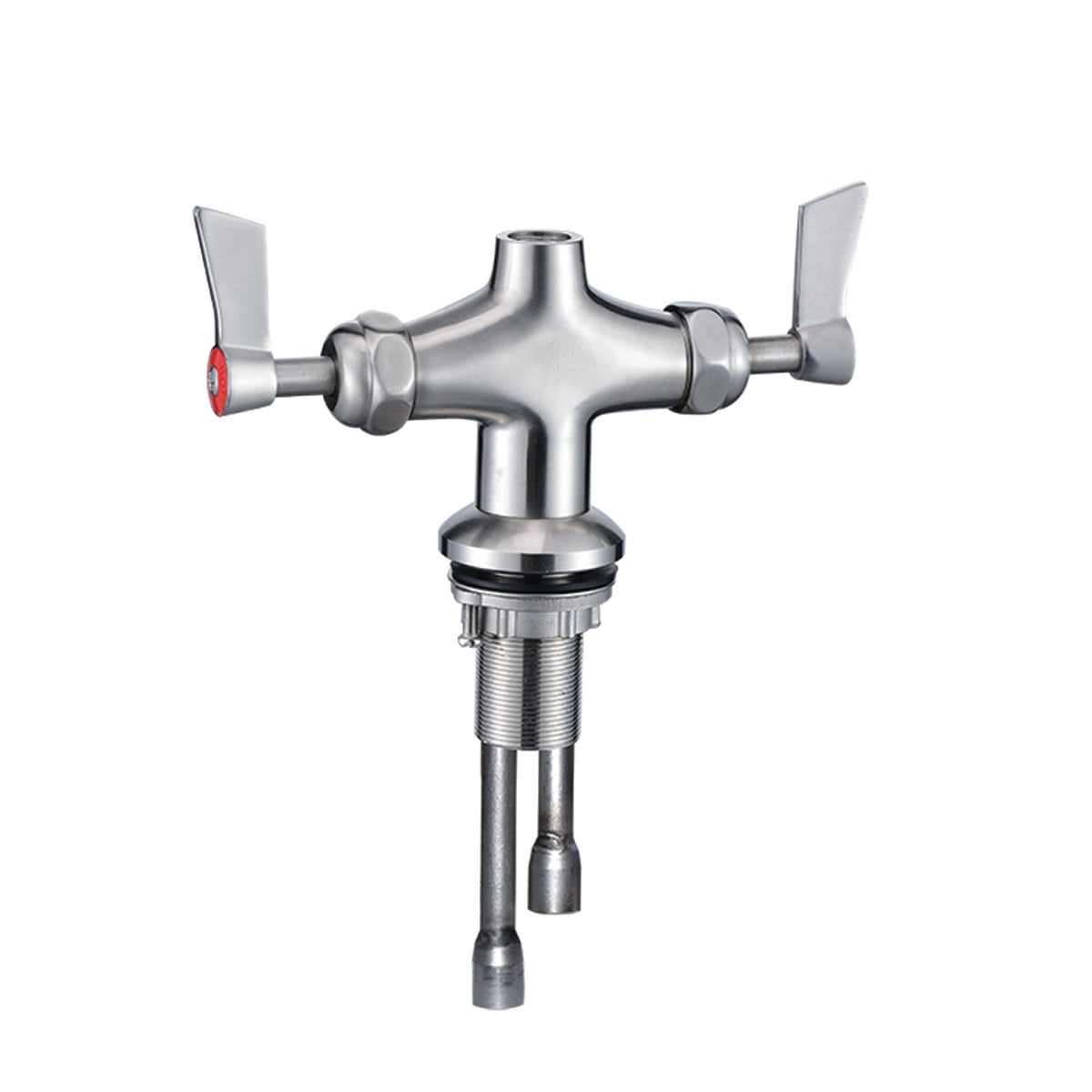 Stainless Steel Dual Hob Mounted Tap Body - T-3M63134