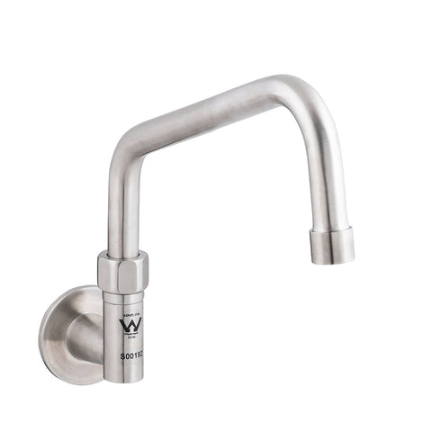 3Monkeez Stainless Steel Wall Elbow and Spout - 6" Spout