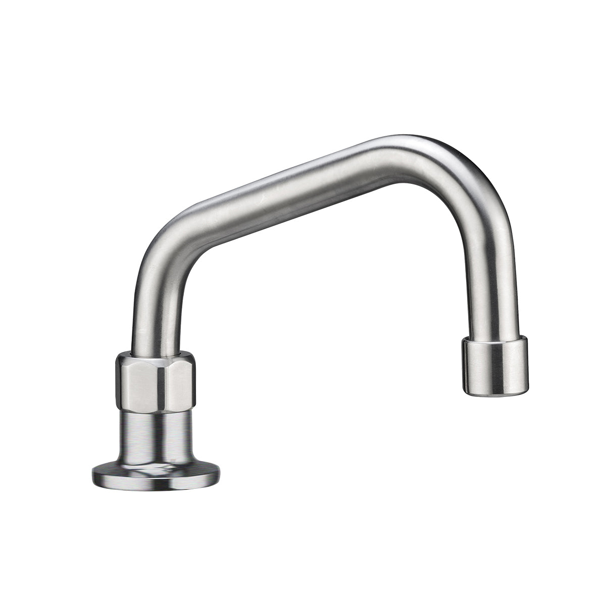 Stainless Steel Bench Mount (No Stops) with 8" Spout - T-3MHO08