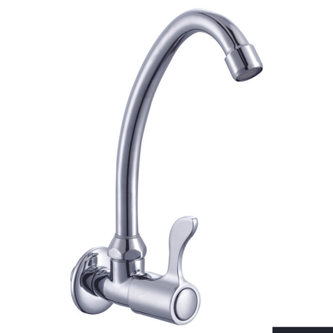 Sunmixer Wall Mounted Gooseneck Faucet with Front Handle T20139L