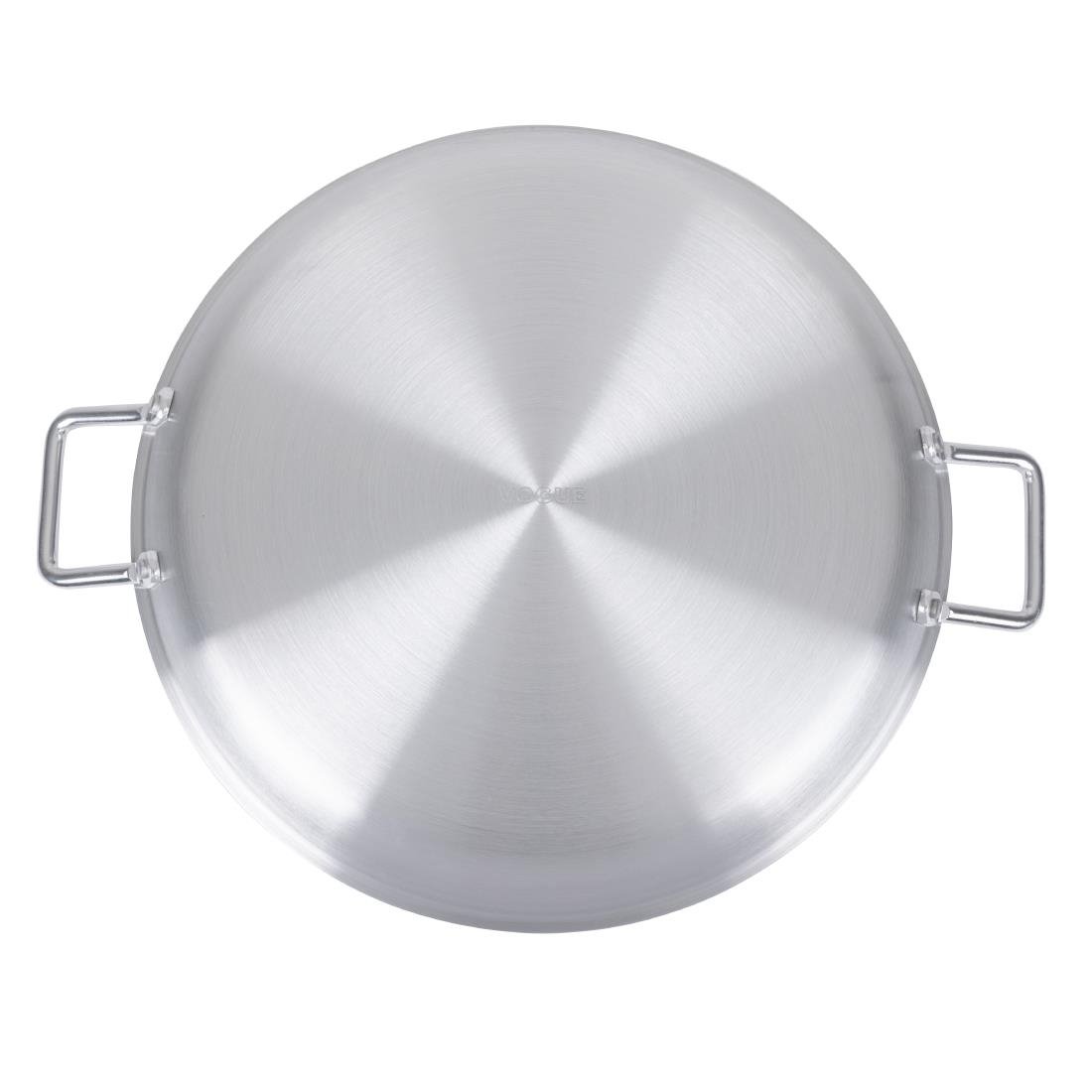 Vogue Aluminium Non-Stick Teflon Paella Pan 450mm - T369