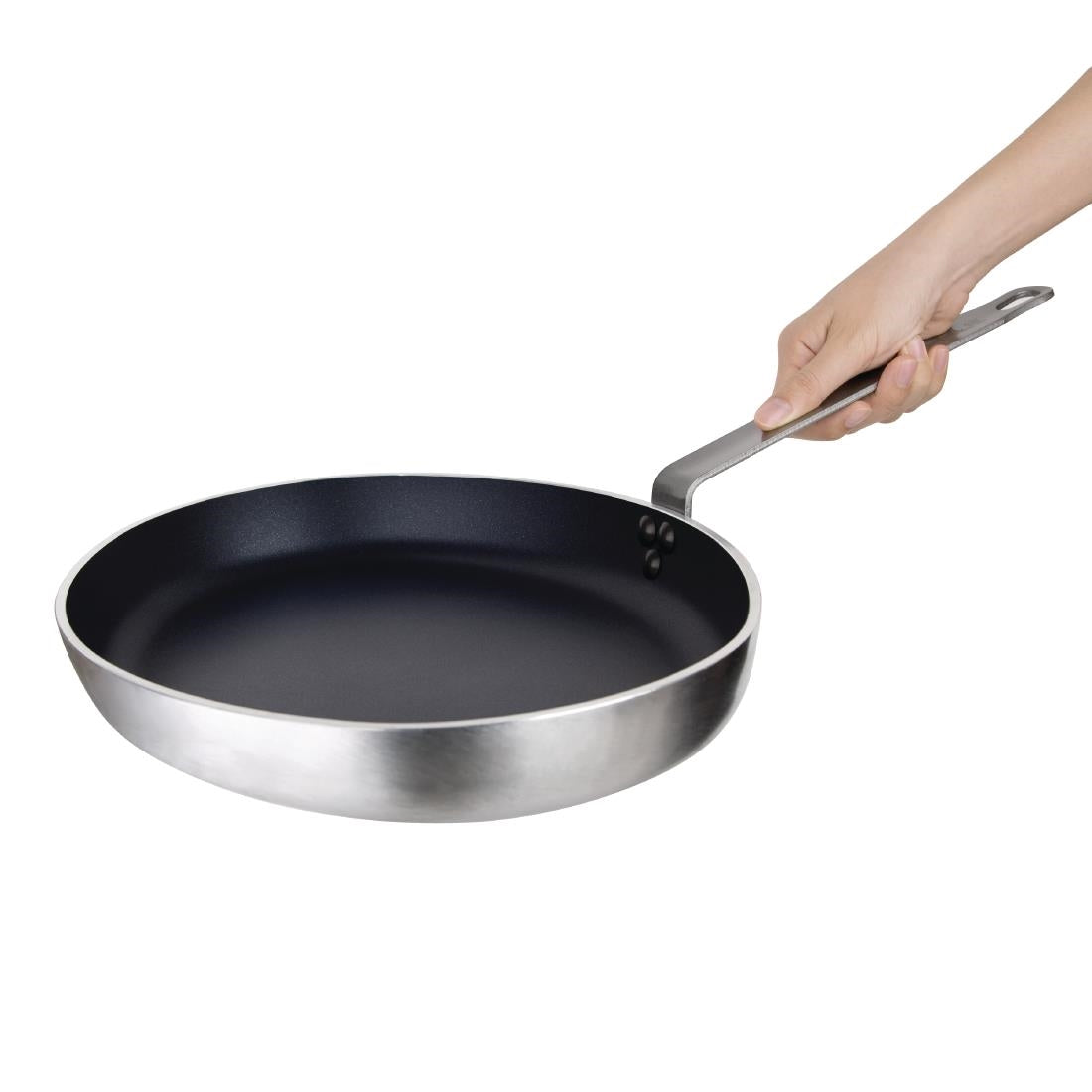 Vogue Aluminium Non-stick Teflon Platinum Plus Oval Frying Pan 40cm - HT992