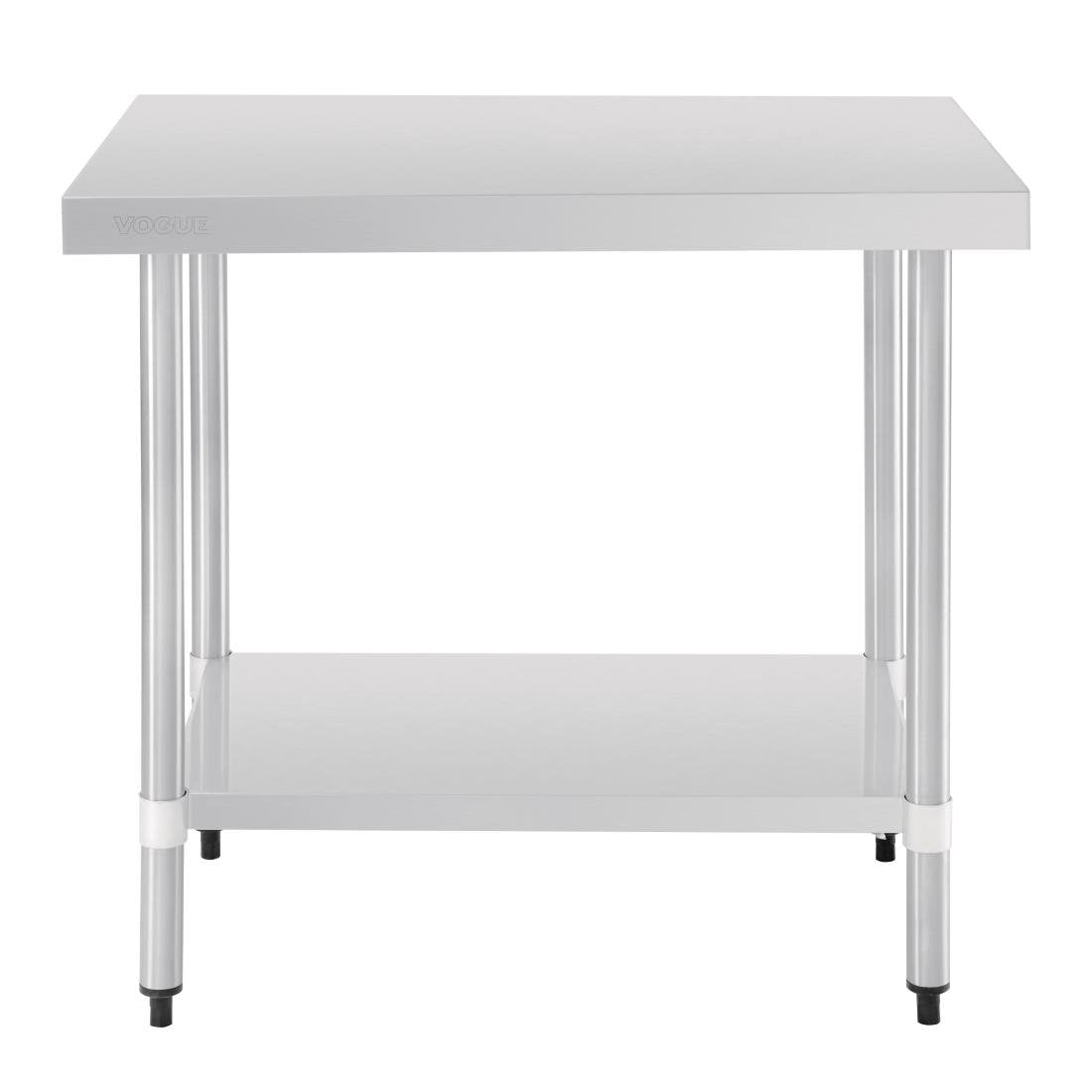 Vogue Stainless Steel Prep Table