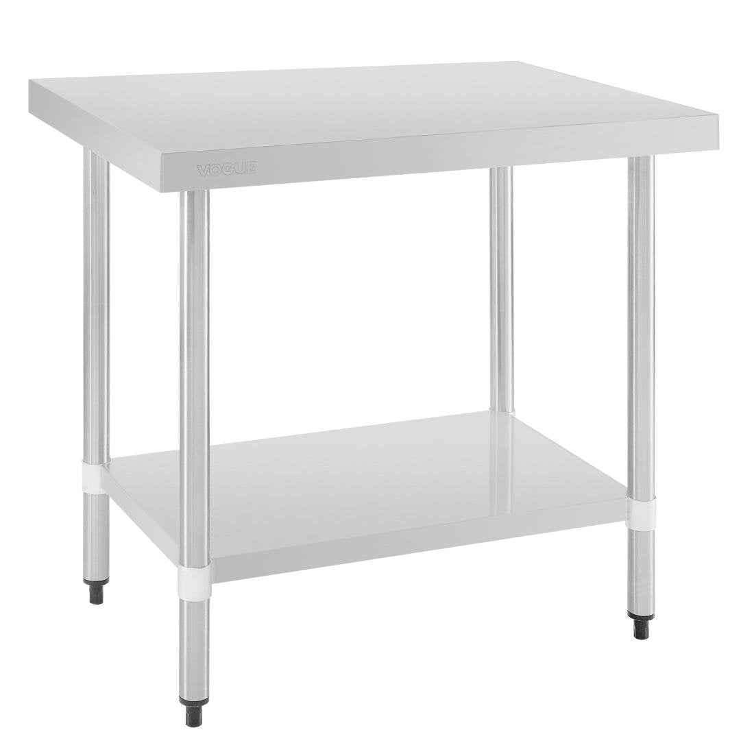 Vogue Stainless Steel Prep Table