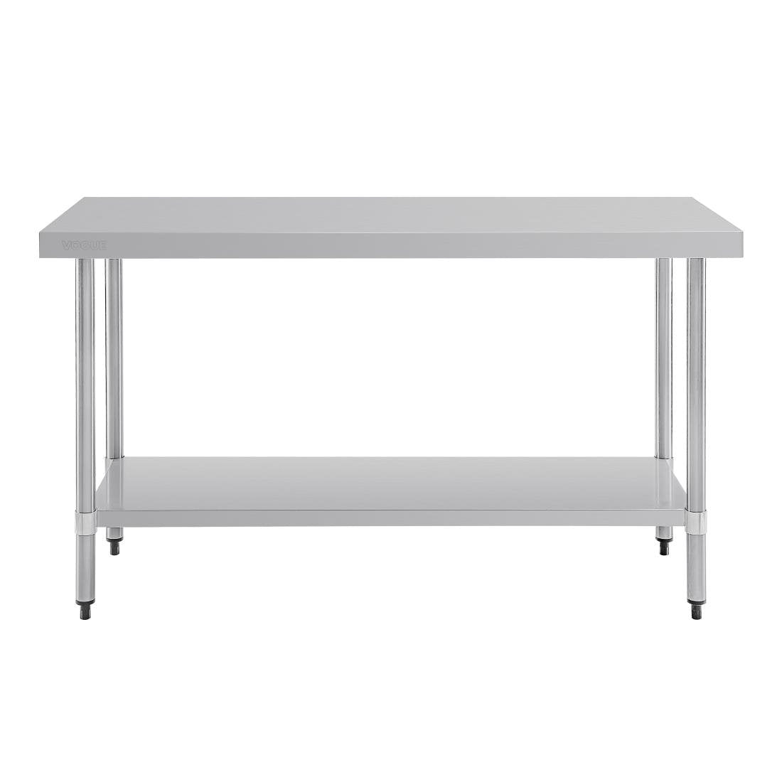 Vogue Stainless Steel Prep Table