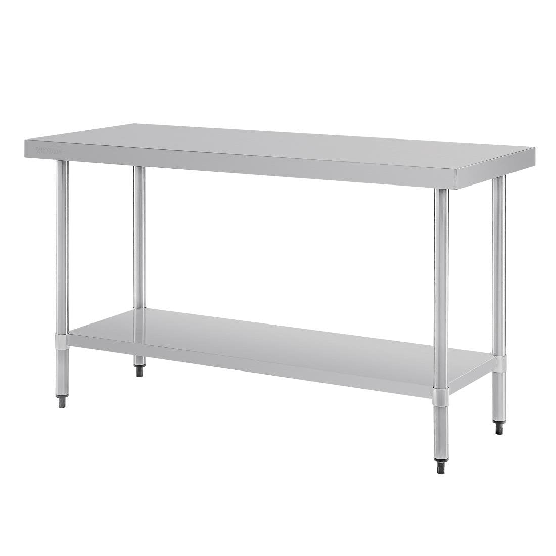 Vogue Stainless Steel Prep Table