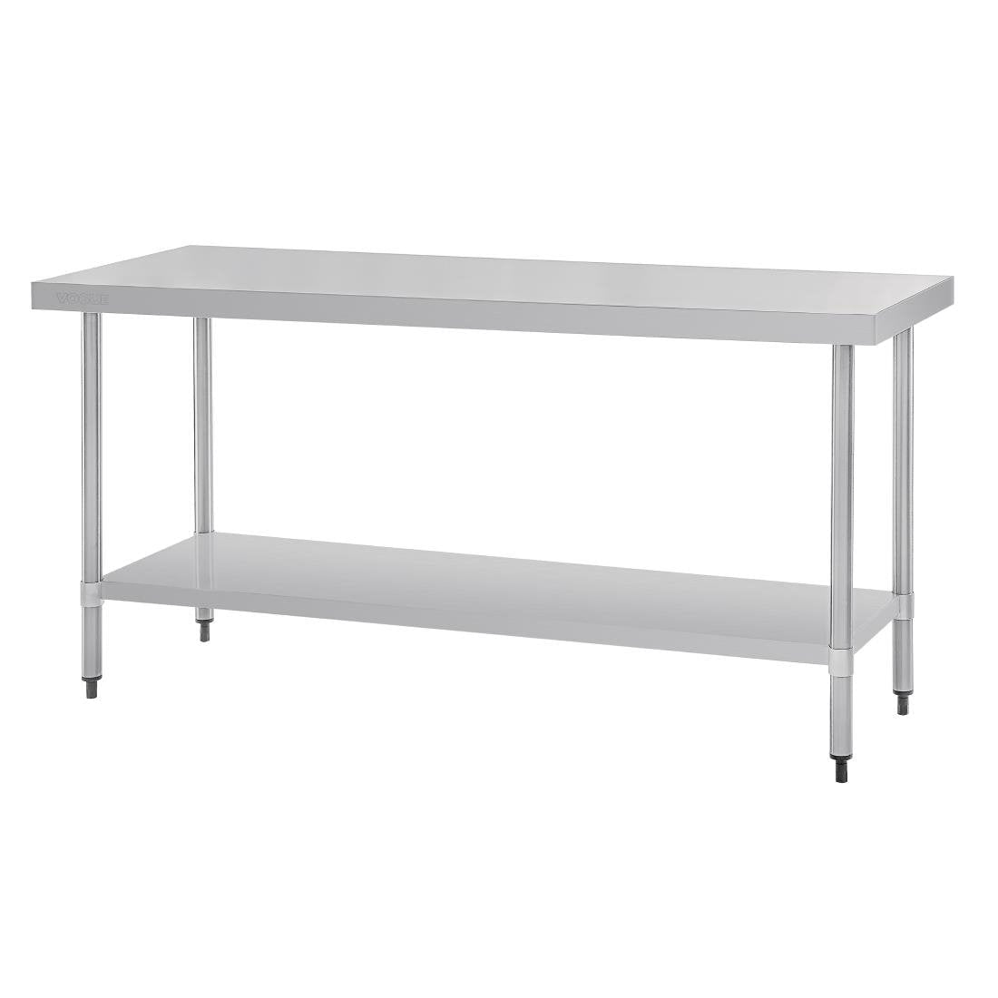 Vogue Stainless Steel Prep Table