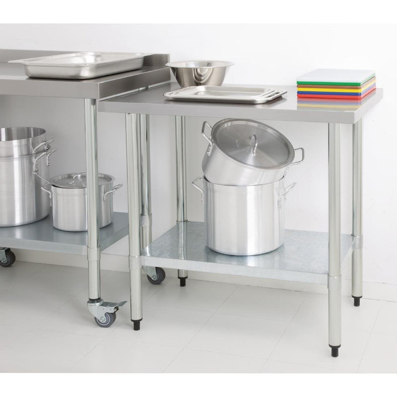 Vogue Stainless Steel Prep Table