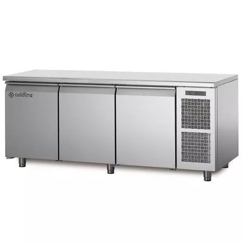 Coldline 3 Door Master Counter with Stainless Steel Worktop