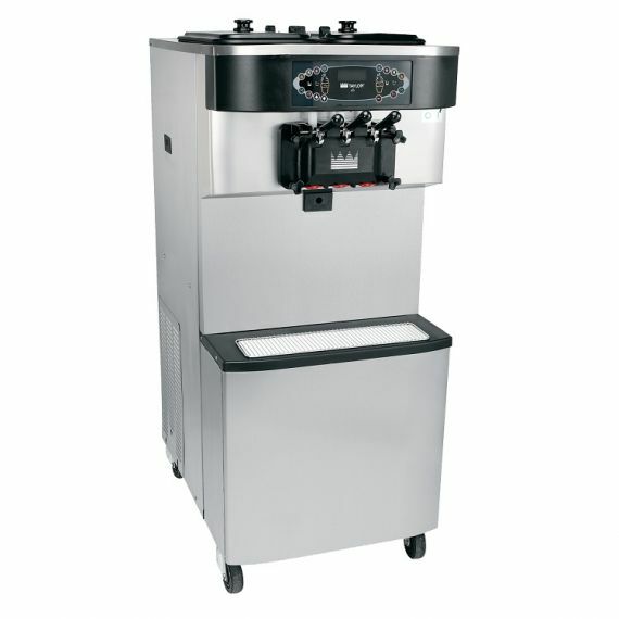 Taylor C716 Pump Fed Twin Twist Floor Standing High Capacity Soft Serve Machine With Heat Treat Cycle