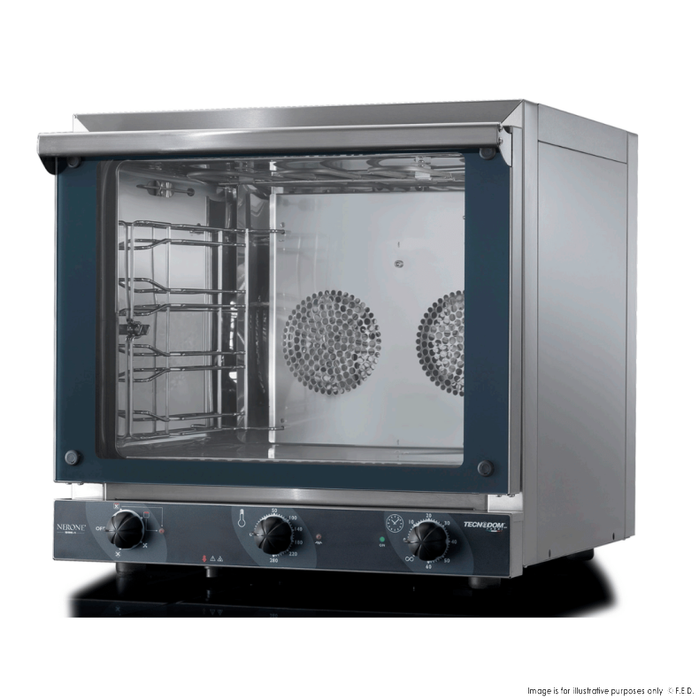 Ex-Showroom: TECNODOM Nerone EKO 4x GN 1/1 Tray Convection Oven - TDE-4CGN-QLD260