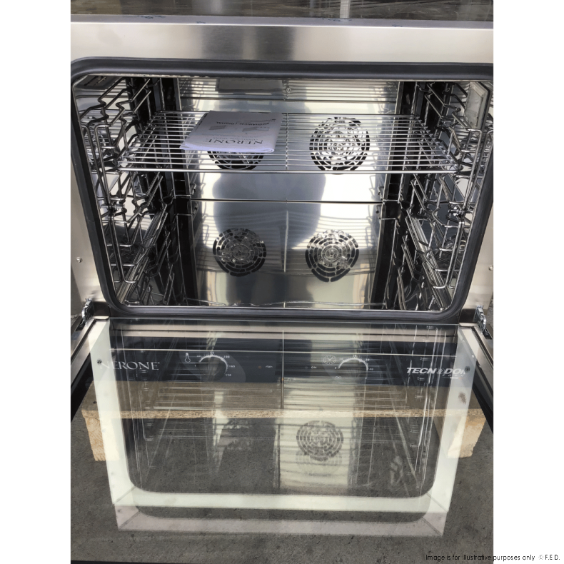 Ex-Showroom: TECNODOM Nerone EKO 4x GN 1/1 Tray Convection Oven - TDE-4CGN-QLD260