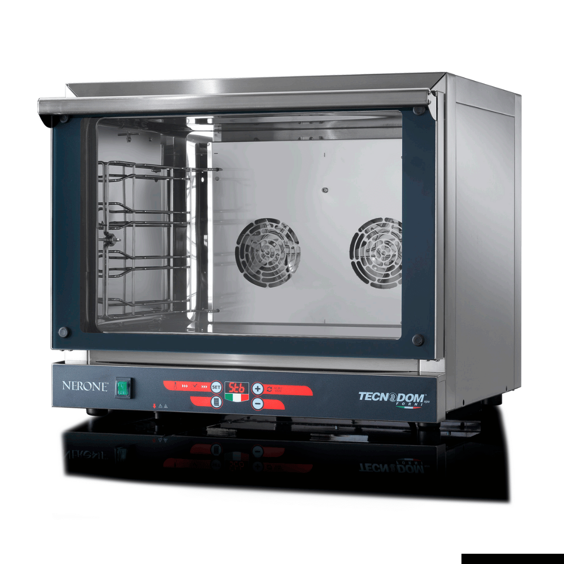CLEARANCE - Tecnodom Nerone EKO Digital GN 1/1 Tray Convection Oven - TDE-4CGND-NSW2149