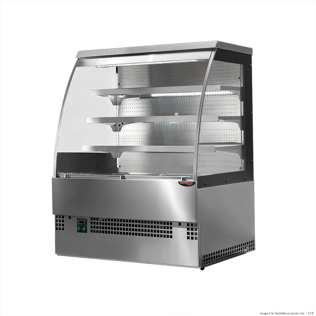 CLEARANCE - Tecnodom EVO Grab'n Go Self Serve Curve Display - TDEVO-120S-VIC978