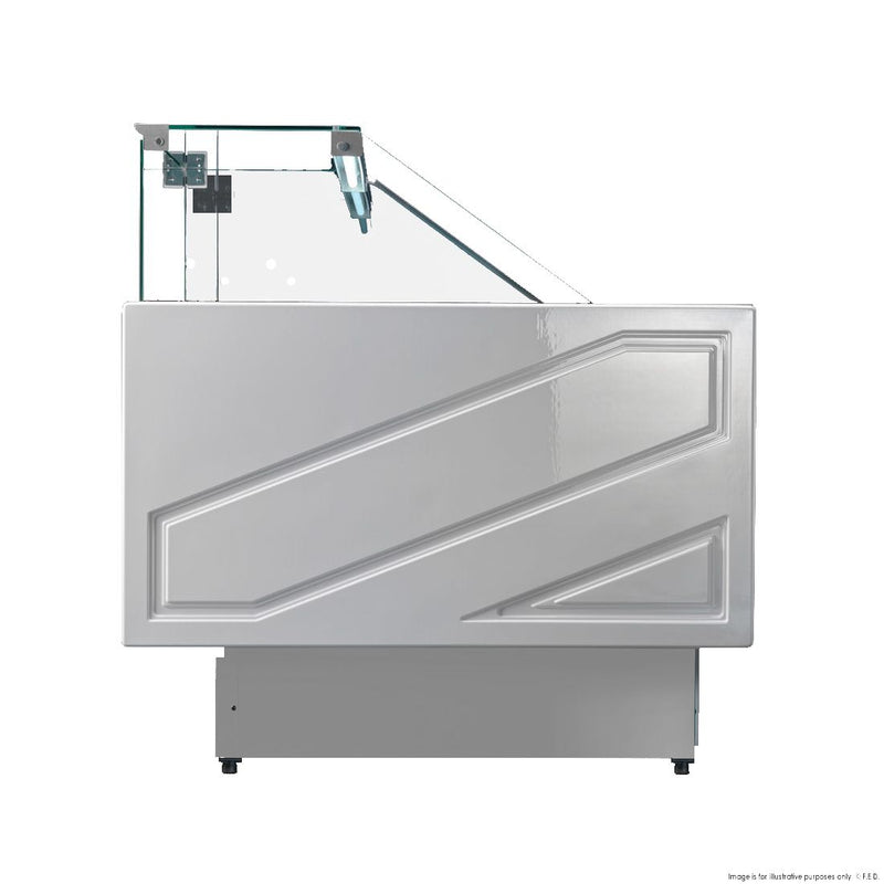 TECNODOM Tecnodom Serie Mr9.5 2000Mm Wide Deli Display With Storage And Castors TDMR-0920