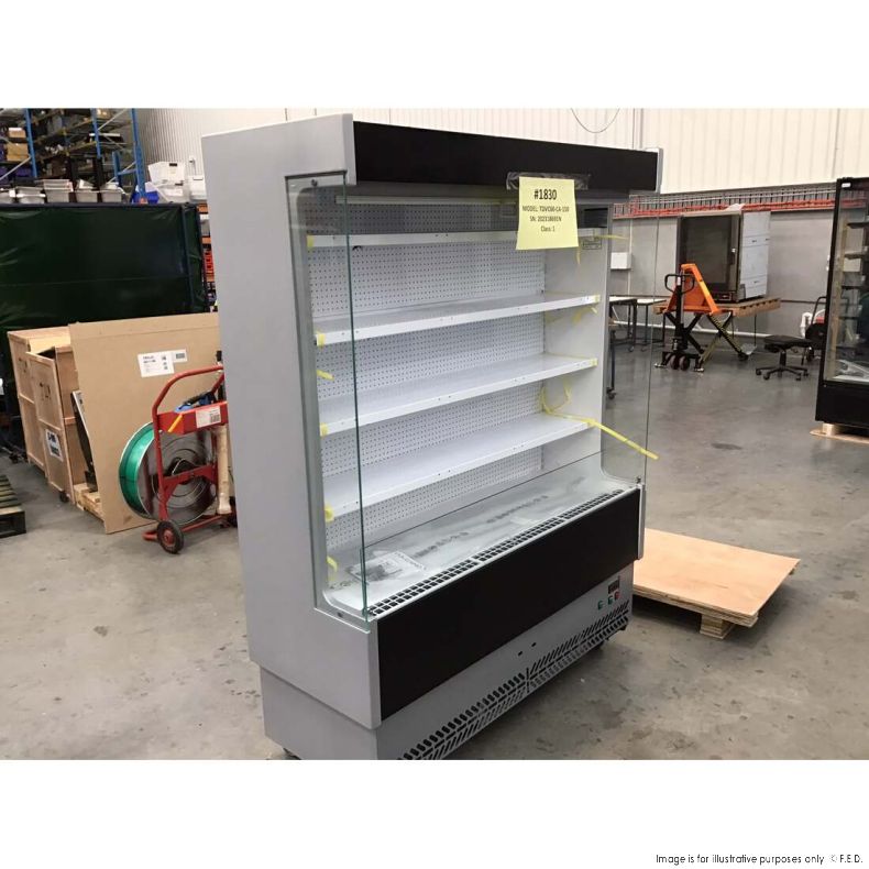 Ex-Showroom: Tecnodom Open Chiller with 4 Shelves TDVC60-CA-150-NSW1830