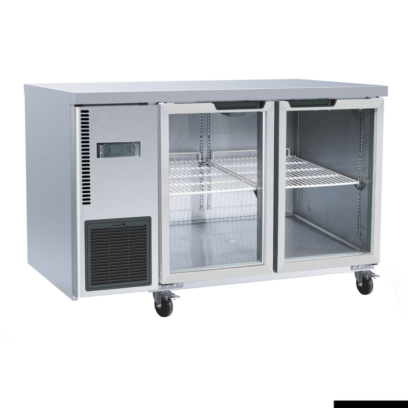 Thermaster Glass Door Workbench Fridge TL1200TNG