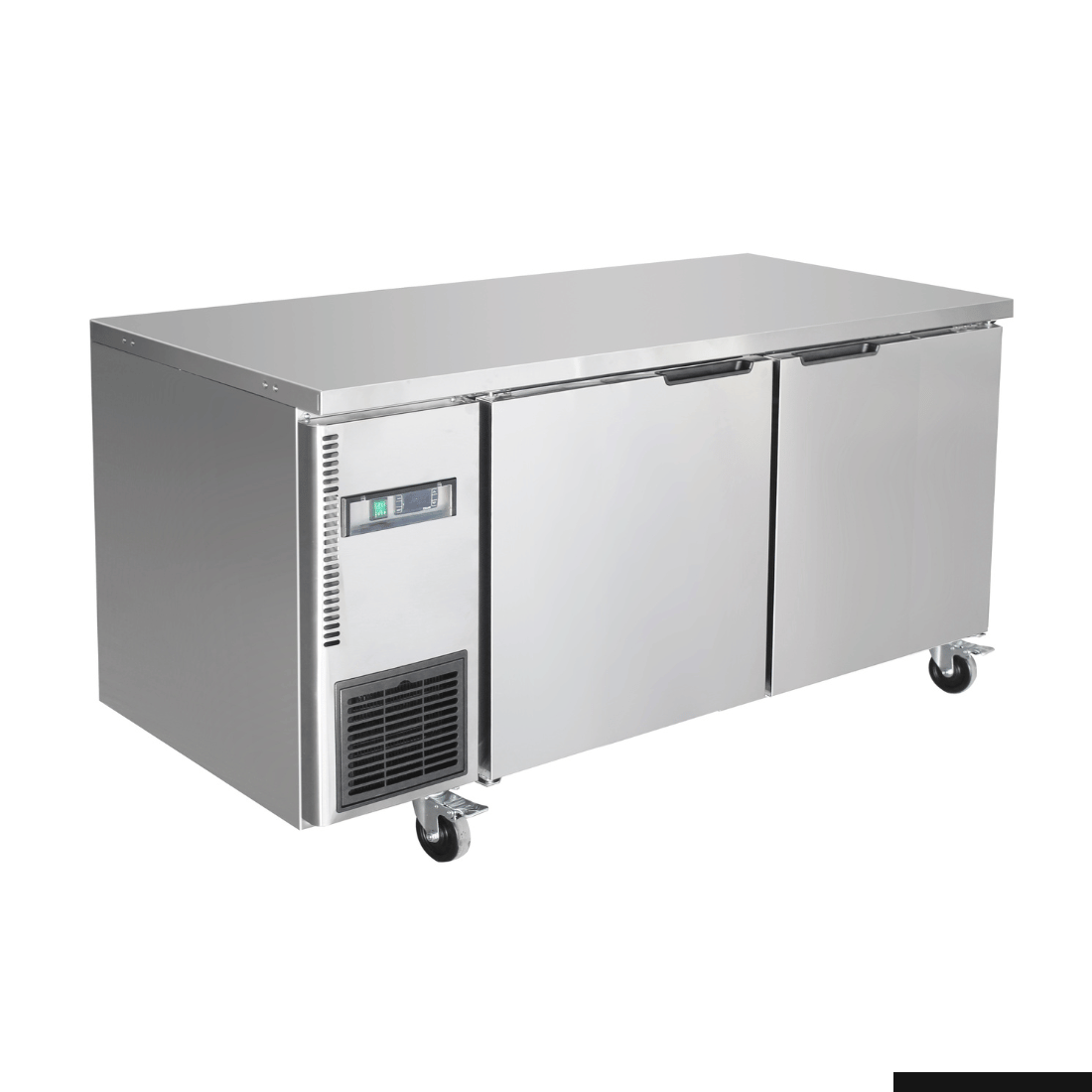 Thermaster Stainless Steel Double Door Workbench Freezer TL1500BT