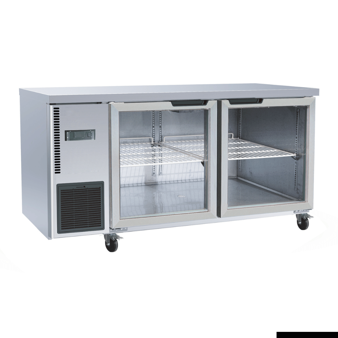 Thermaster Glass Door Workbench Fridge TL1500TNG