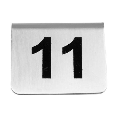 Olympia Stainless Steel Table Numbers 11-20 (10 Pack) - U047