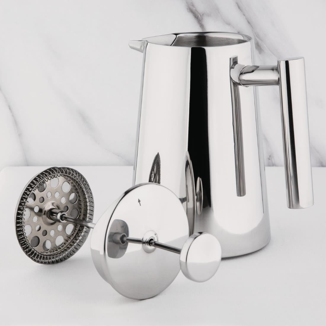 Olympia Stainless Steel Coffee Plunger 6 Cup - U073