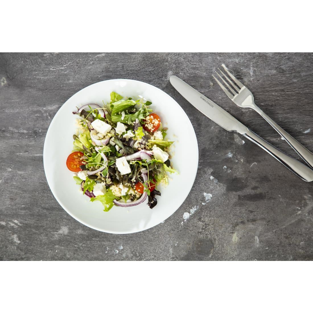 Olympia Whiteware Coupe Plates 200mm (12 Pack) - U077