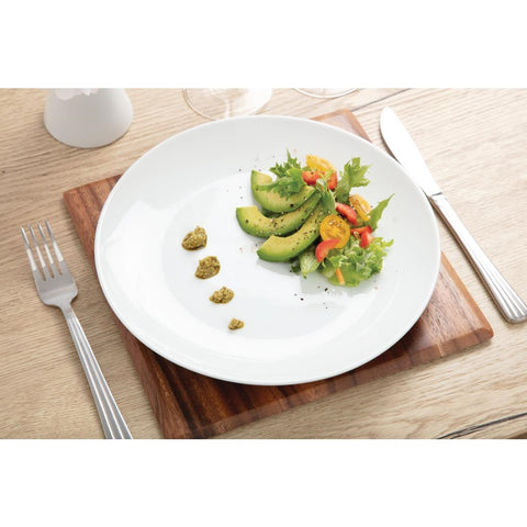 Olympia Whiteware Coupe Plates 250mm (12 Pack) - U079