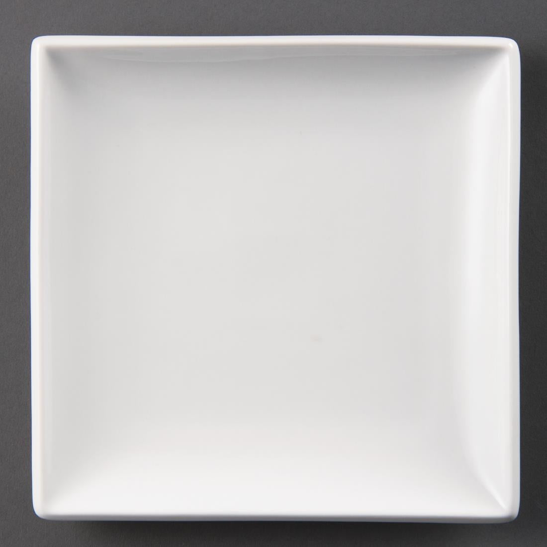 Olympia Whiteware Square Plates 240mm (12 Pack) - U155