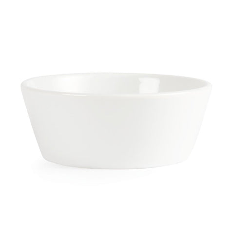 Olympia Whiteware Sloping Edge Bowls 120mm (12 Pack) - U163