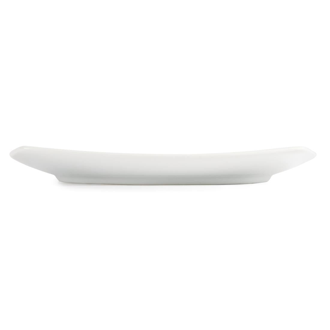 Olympia Whiteware Rounded Square Plates 240mm (12 Pack) - U170