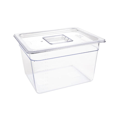 Vogue Clear Polycarbonate 1/2 Gastronorm Tray 200mm - U231