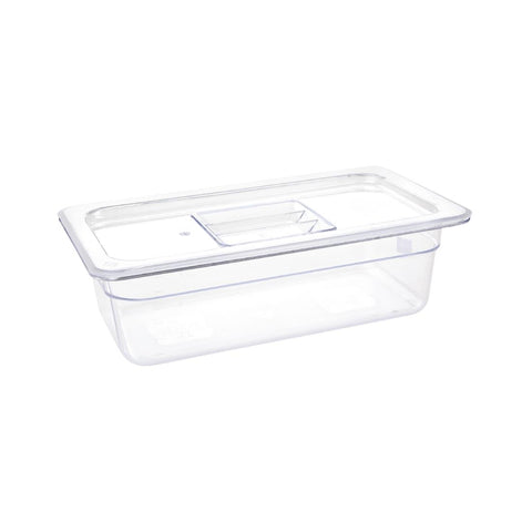 Vogue Clear Polycarbonate 1/3 Gastronorm Tray 100mm - U233