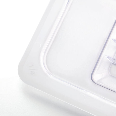 Vogue Clear Polycarbonate 1/4 Gastronorm Lid - U247