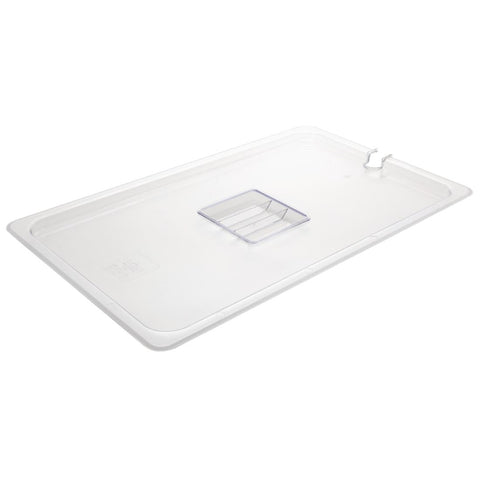 Vogue Clear Polycarbonate 1/1 Gastronorm Lid Notched - U250