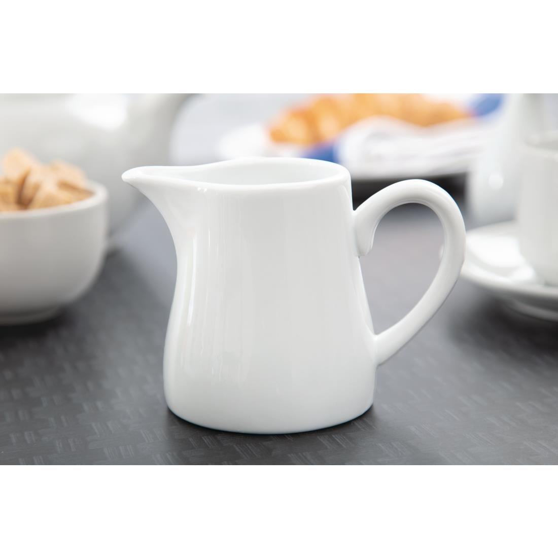 Olympia Whiteware Cream & Milk Jugs 305ml (6 Pack) - U821