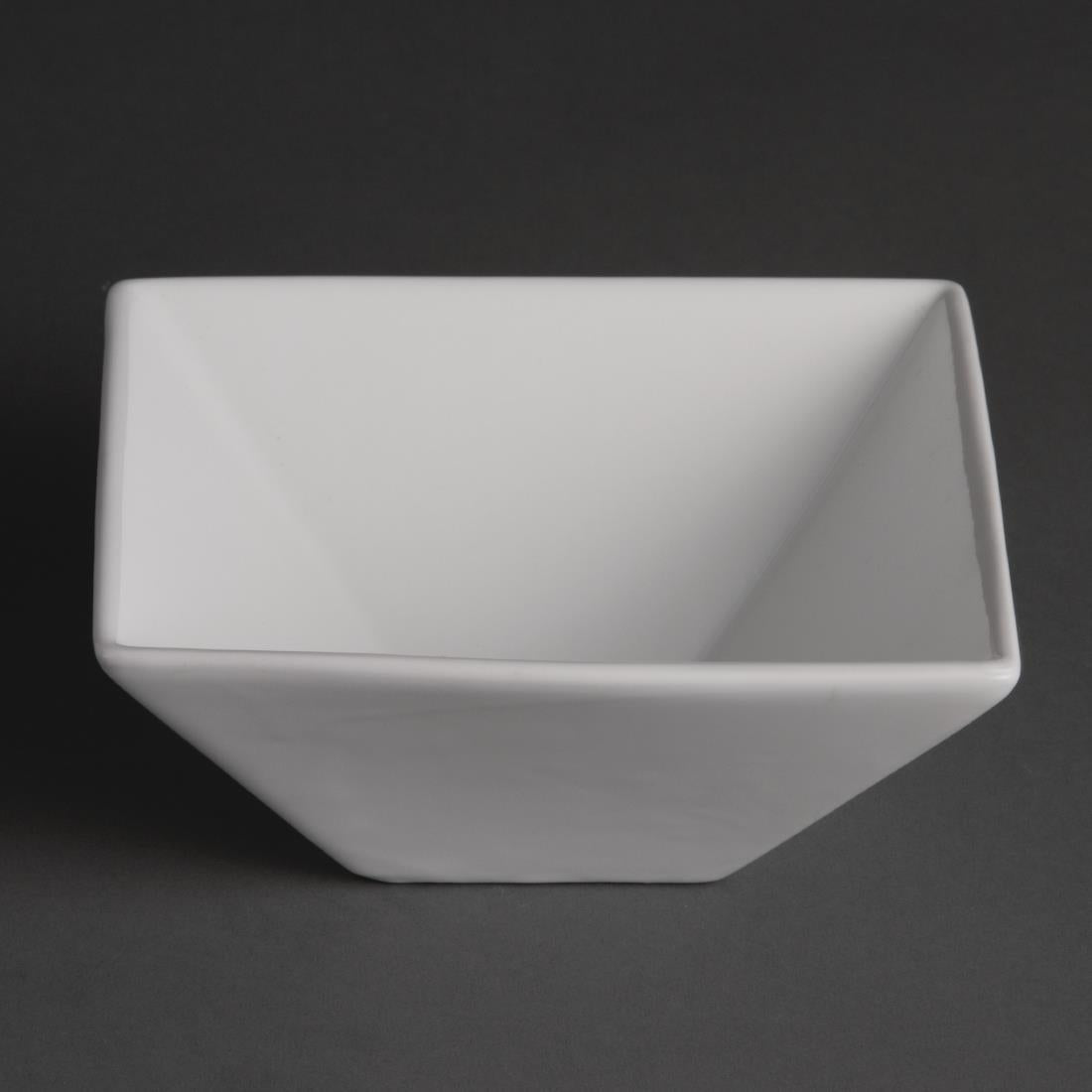 Olympia Whiteware Square Bowls 170mm (12 Pack) - U829