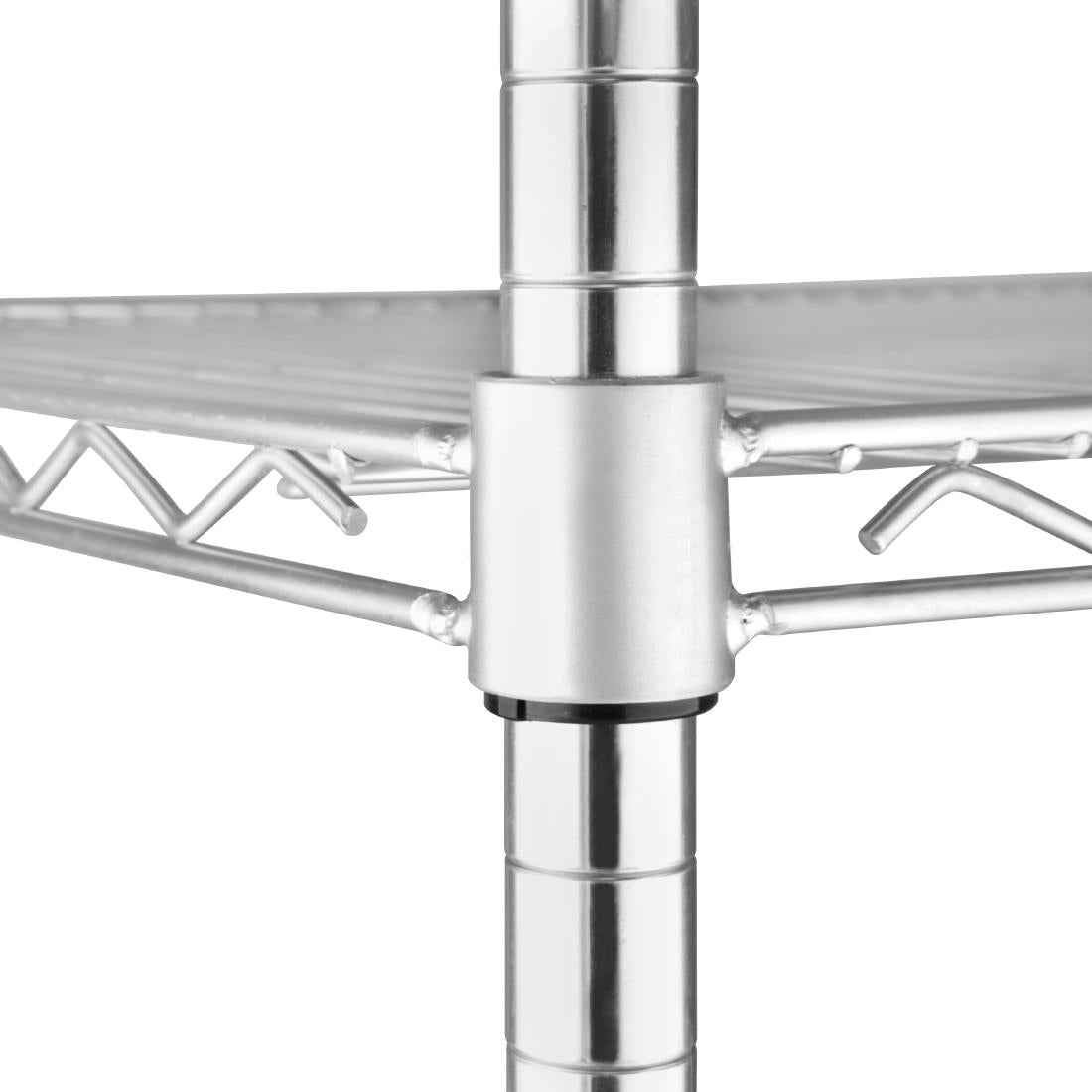 Vogue 4 Tier Wire Shelving Kit 610x610mm - U884