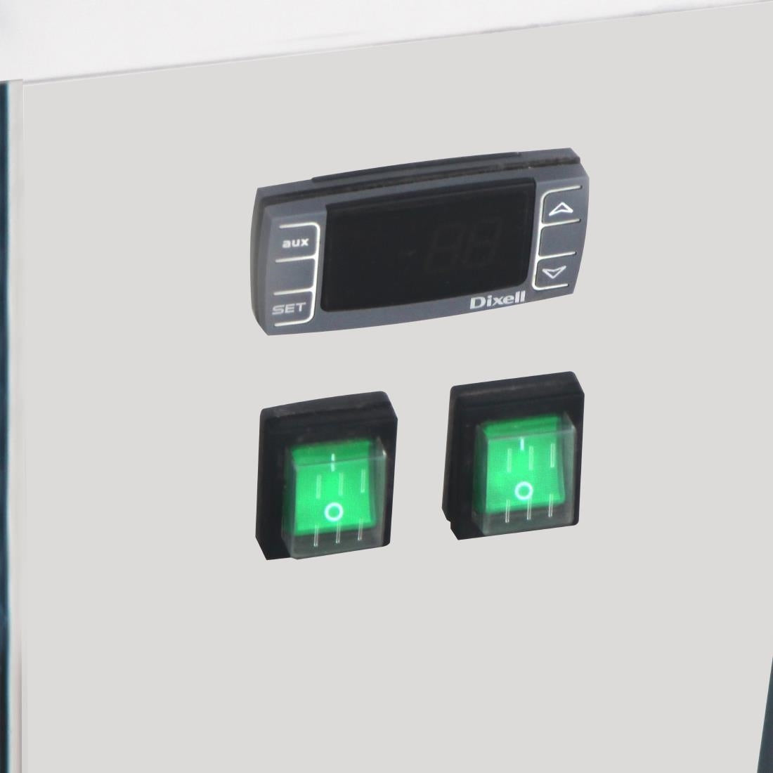 Polar U-Series 6 Pan Ice Cream Serve Over Cabinet Freezer - UA058-A